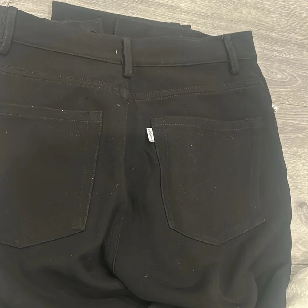 Adam Selman Black Pants with Pearl Accents Size 4 - Picture 6 of 9